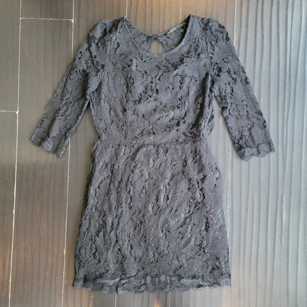 Elegant Black Lace Dress